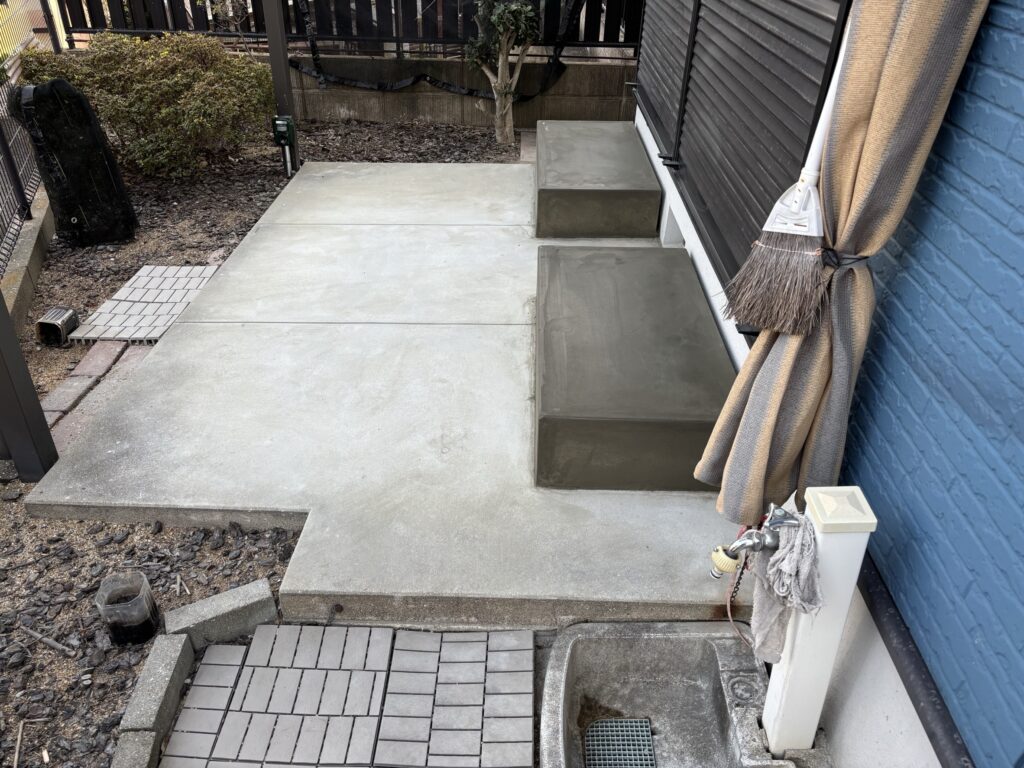 S様邸テラス段差解消工事