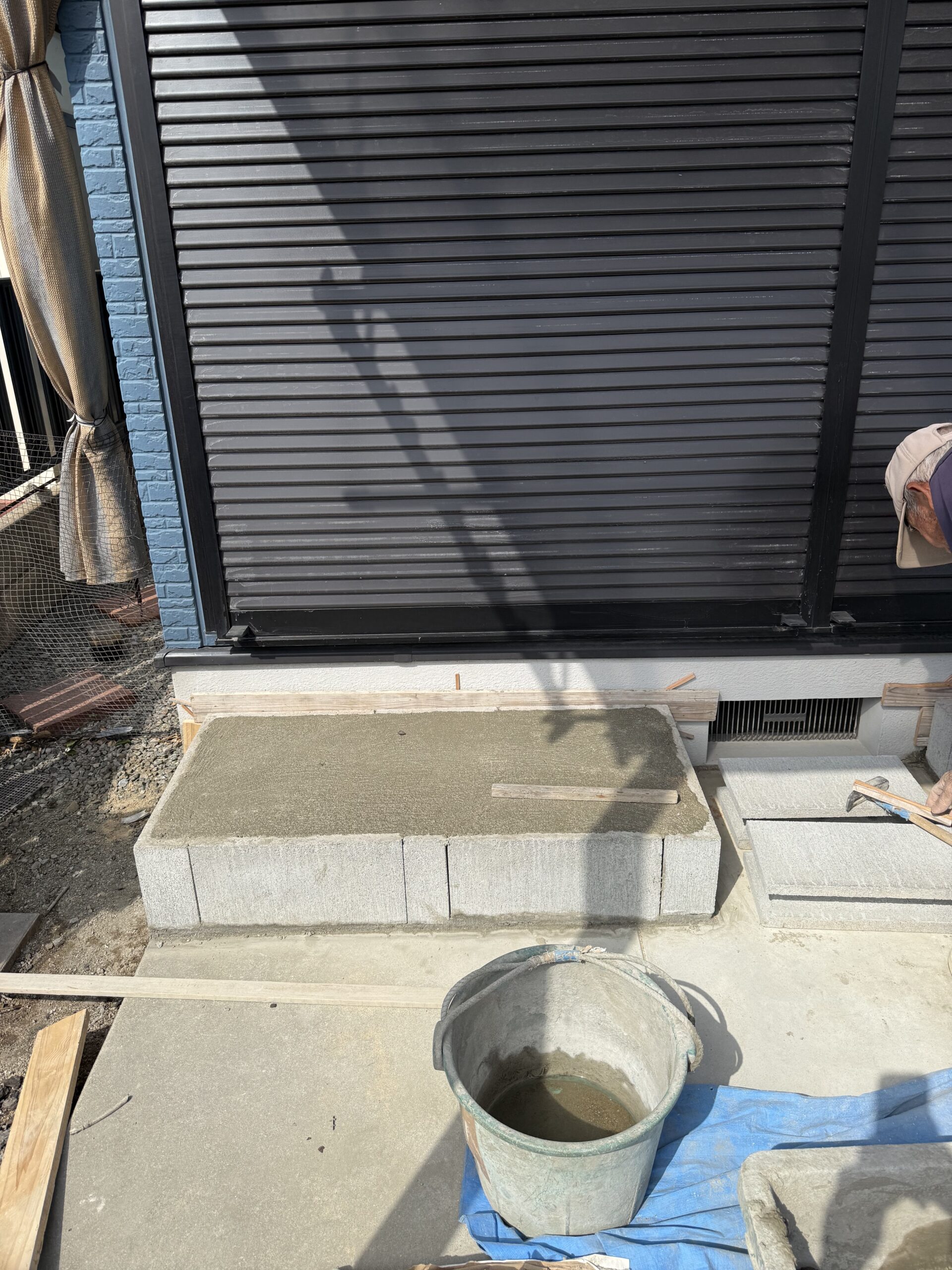 S様邸テラス段差解消工事